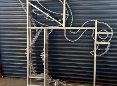 dekoracja płaskie z aluminium 02