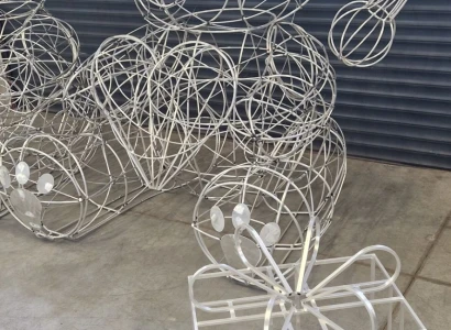 dekoracje przestrzenne z aluminium 06