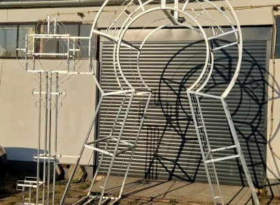 dekoracje przestrzenne z aluminium 07