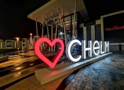 Konstrukcja podstawy pod napis dla Galerii Chełm (4)